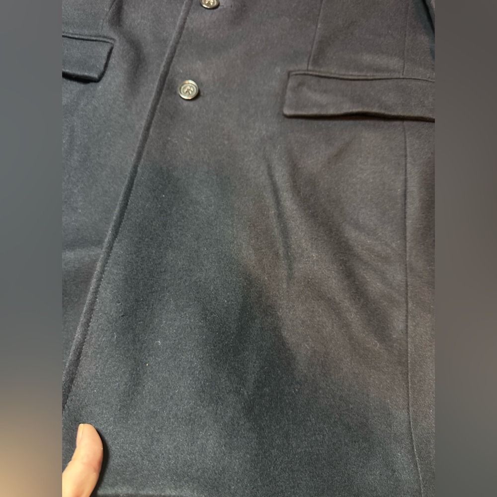 Banana Republic Navy Blue Men's Coat - Picture 3 of 14